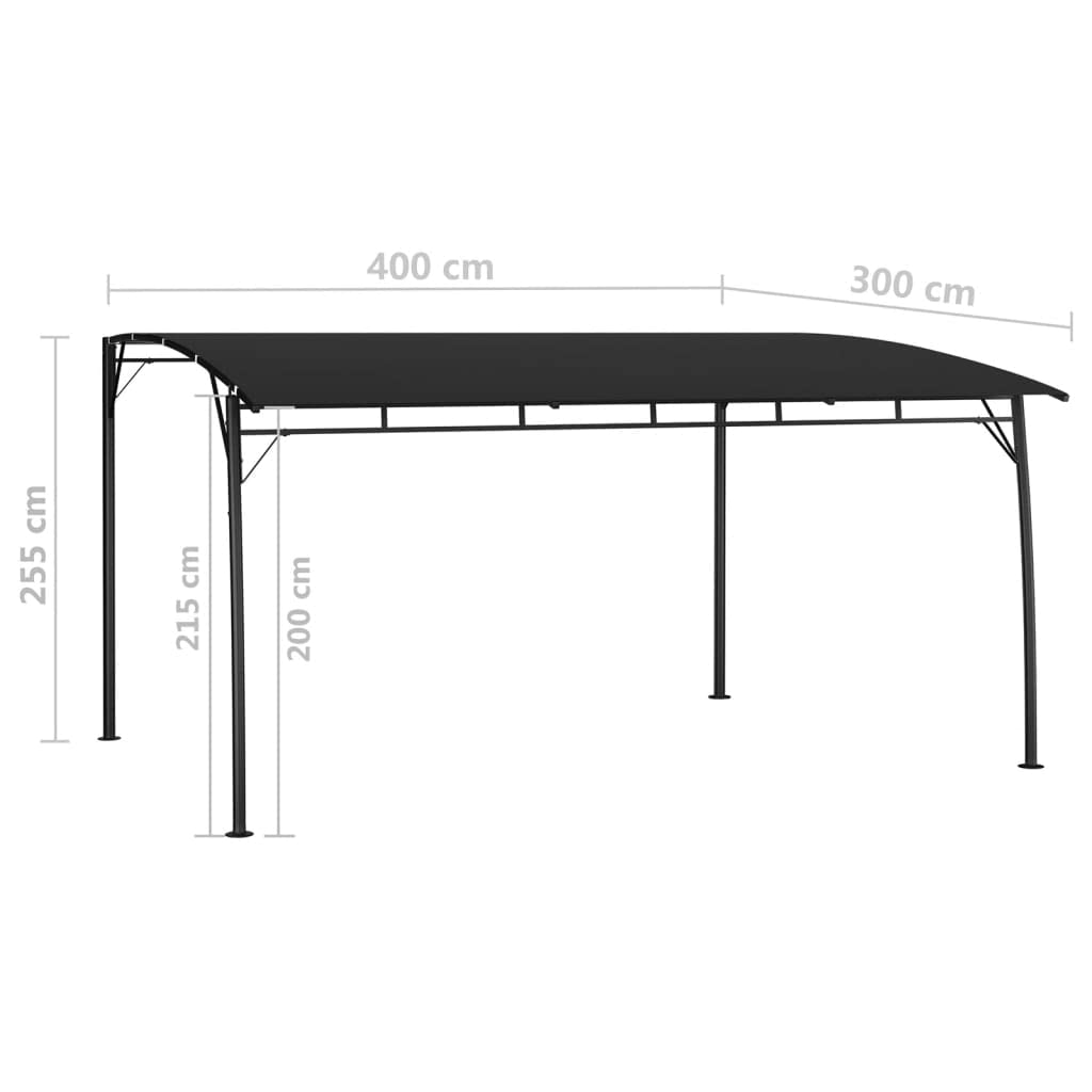 Canopy Tent, 157.5"x118.1"x100.4" Anthracite W155