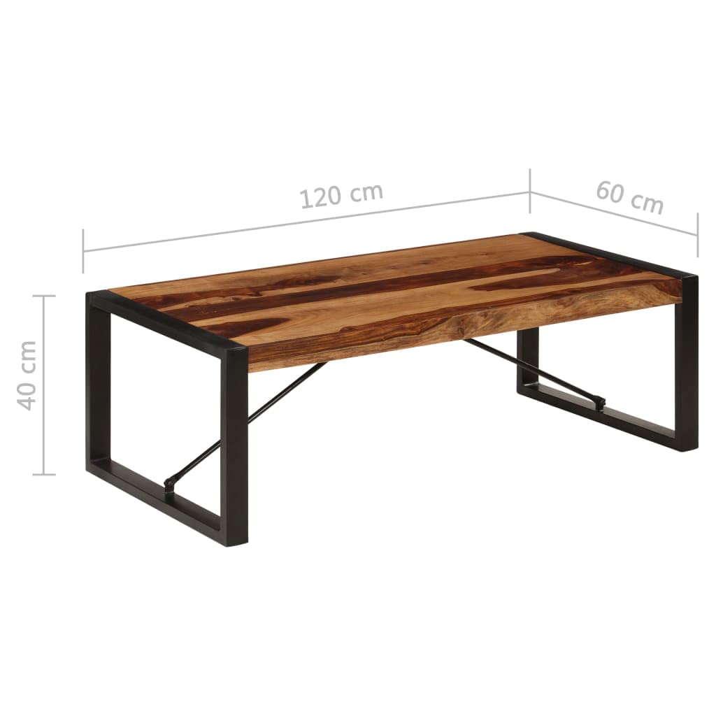 Solid Sheesham Wood Coffee Table S86592