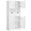 Tall Bathroom Storage Cabinet with 4 Doors L408