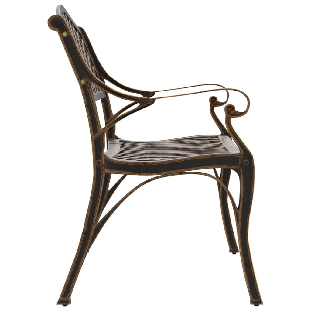 Bronze Cast Iron Garden Bench D27639