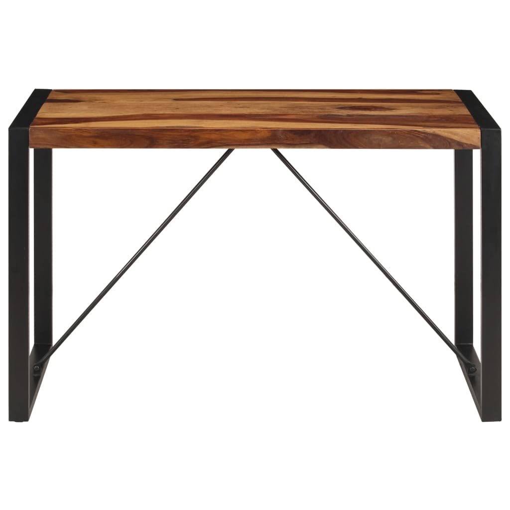 Square Solid Sheesham Wood Dining Table W410364