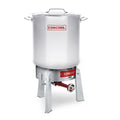 40 Quart Stainless Steel Stock Pot + Single Propane Stove P312426