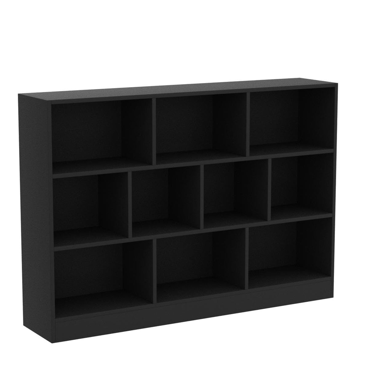 Black 3-Tier 10 Cube Storage Organizer Bookshelf Q809