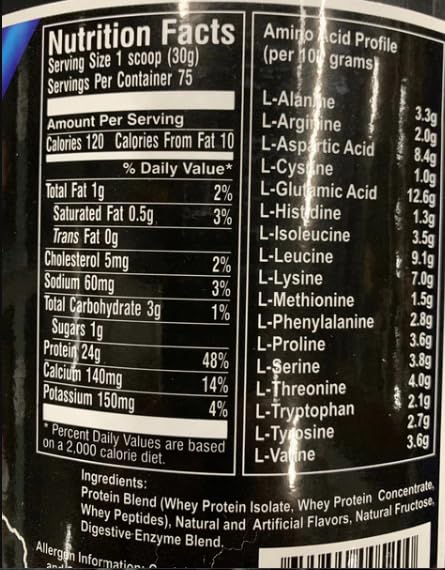 Chocolate Whey Protein 5lbs I228