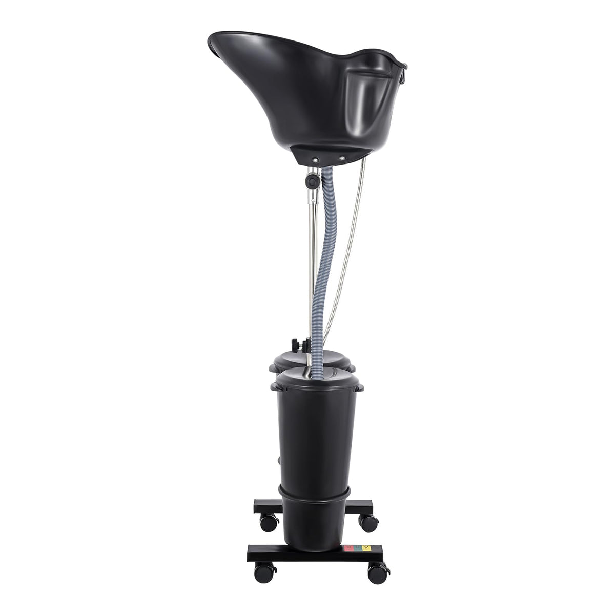 Portable Shampoo Bowl Electric Pump 2 Buckets Height Adjustable H40017
