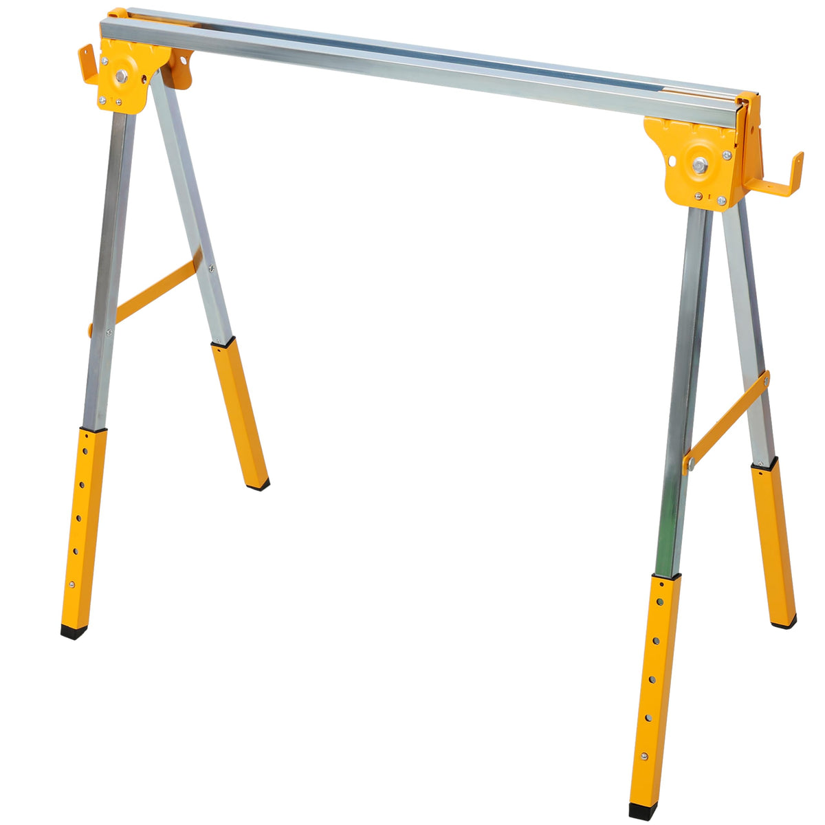 2 Pack Folding Adjustable Height Steel Saw Horses L92039