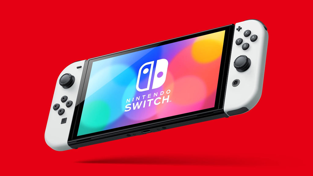 Nintendo Switch OLED Console with White Joy-Con N845