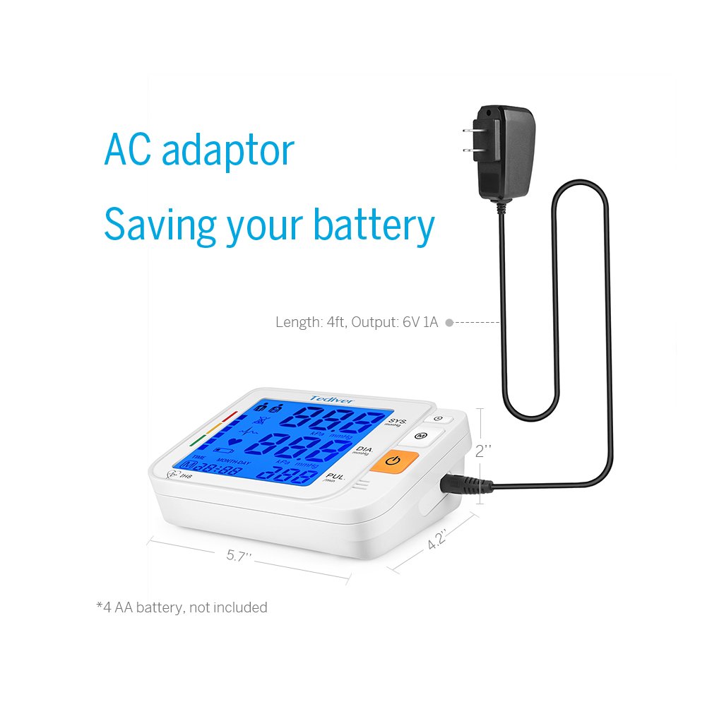 Digital Blood Pressure Monitor, Large Cuff, Upper Arm Blood Pressure Machine D71089