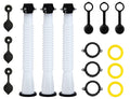 Gas Can Spout Replacement with Gasket, Stopper, Collar Caps and Vent Caps, Pack of 3 M1491