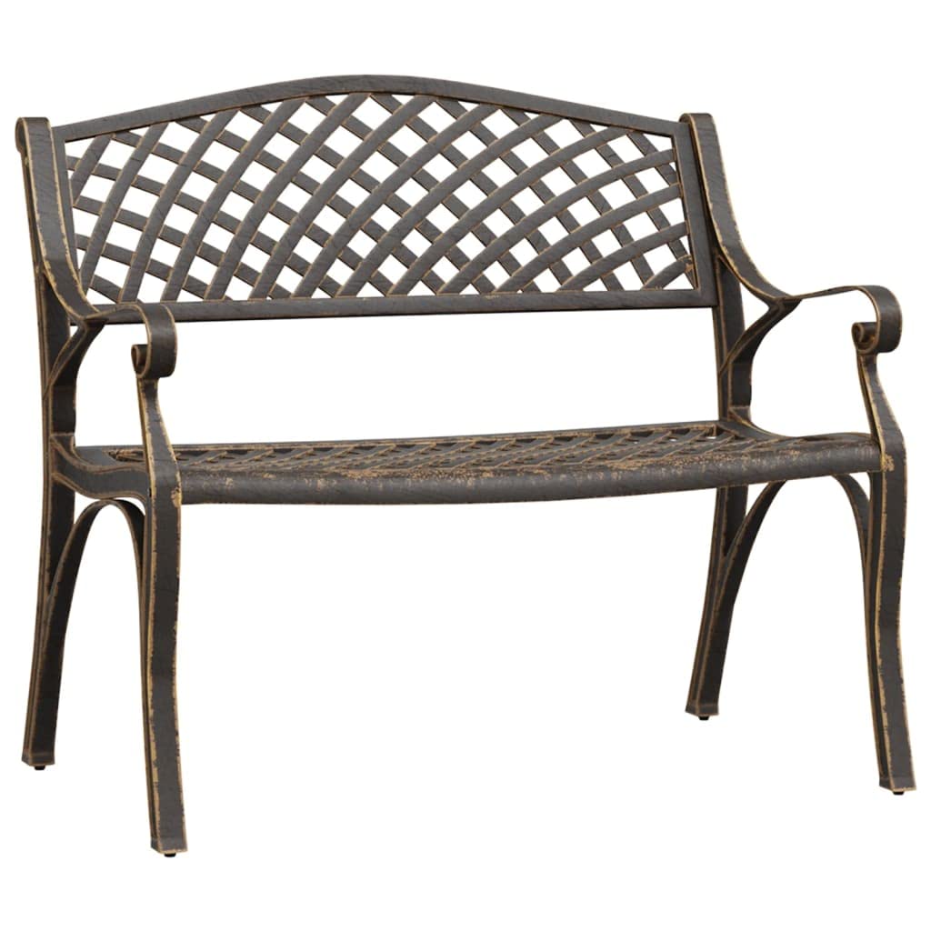 Bronze Cast Iron Garden Bench D27639