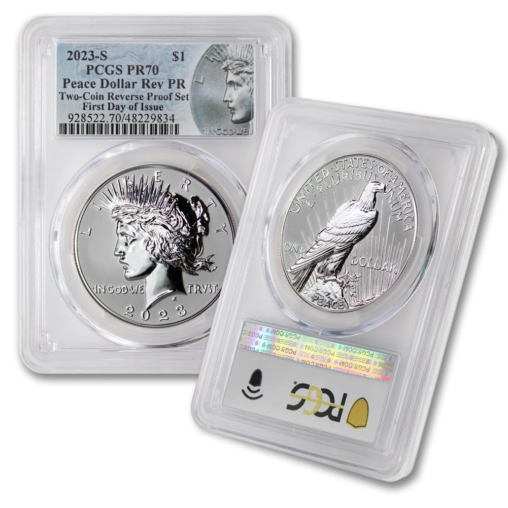 American Silver Morgan and Peace Dollar $1 S282