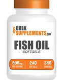 Fish Oil 500mg Softgels Omega 3 Gluten Free 240 Count S13908