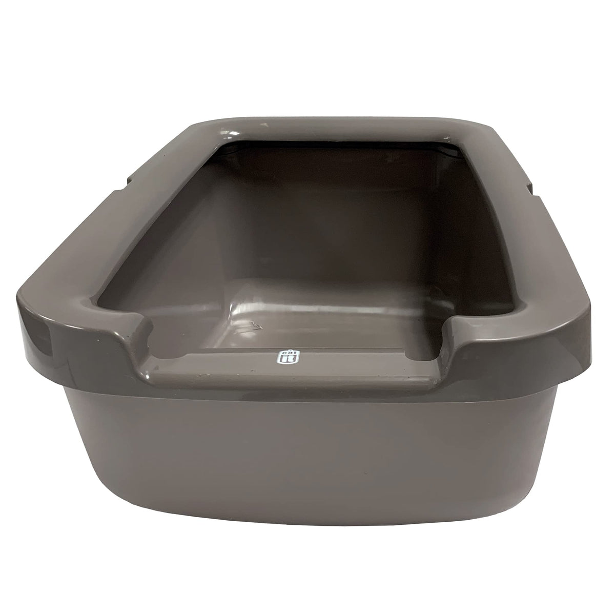 Cat Litter Pan with Shield Rim I805