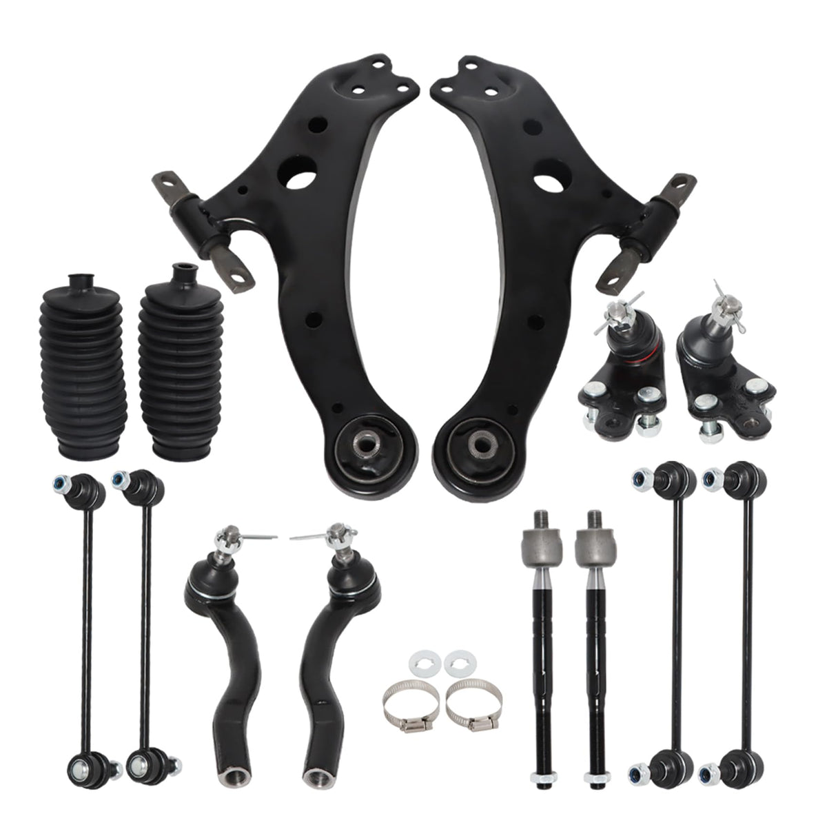 14PCS Front Lower Control Arm Suspension X589