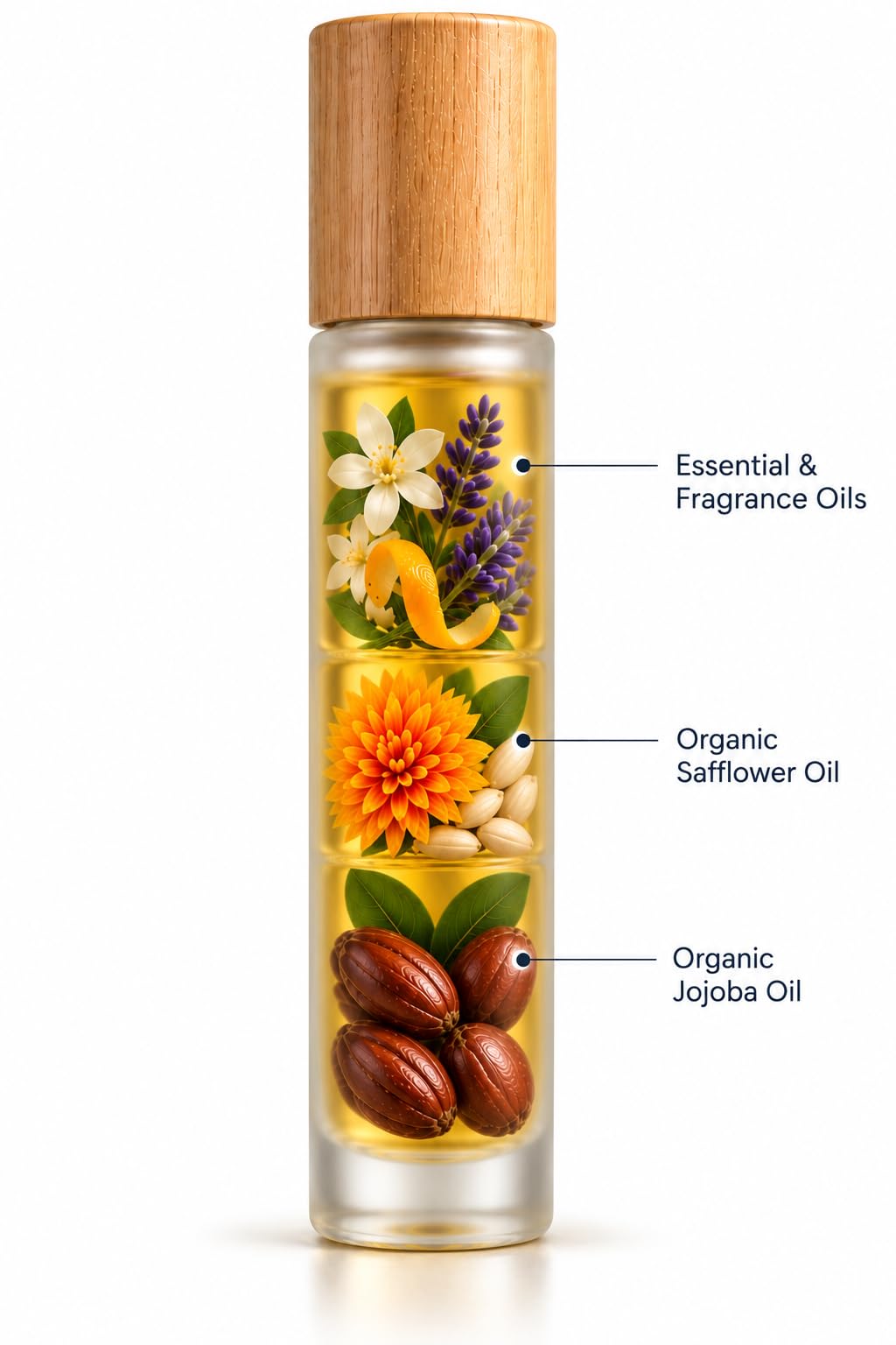 Perfume Roll On with Essential Oils, 10 ml D146
