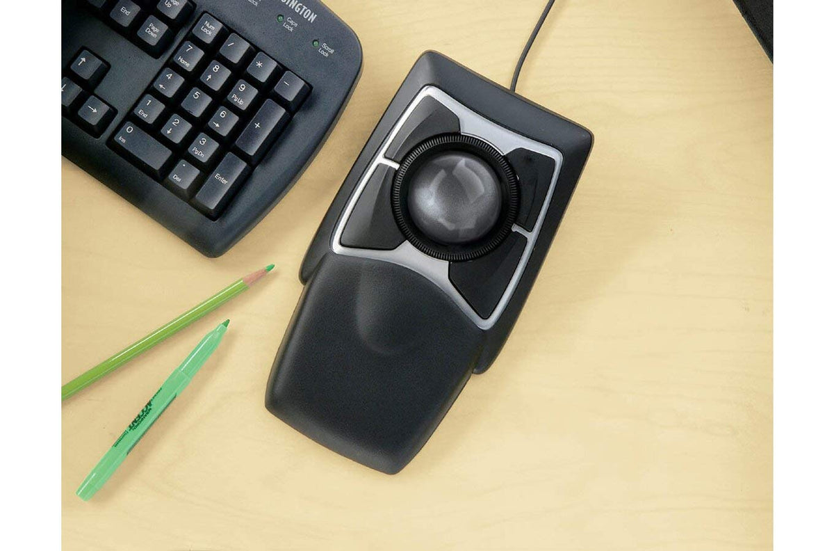 Black Silver Trackball Mouse O427690