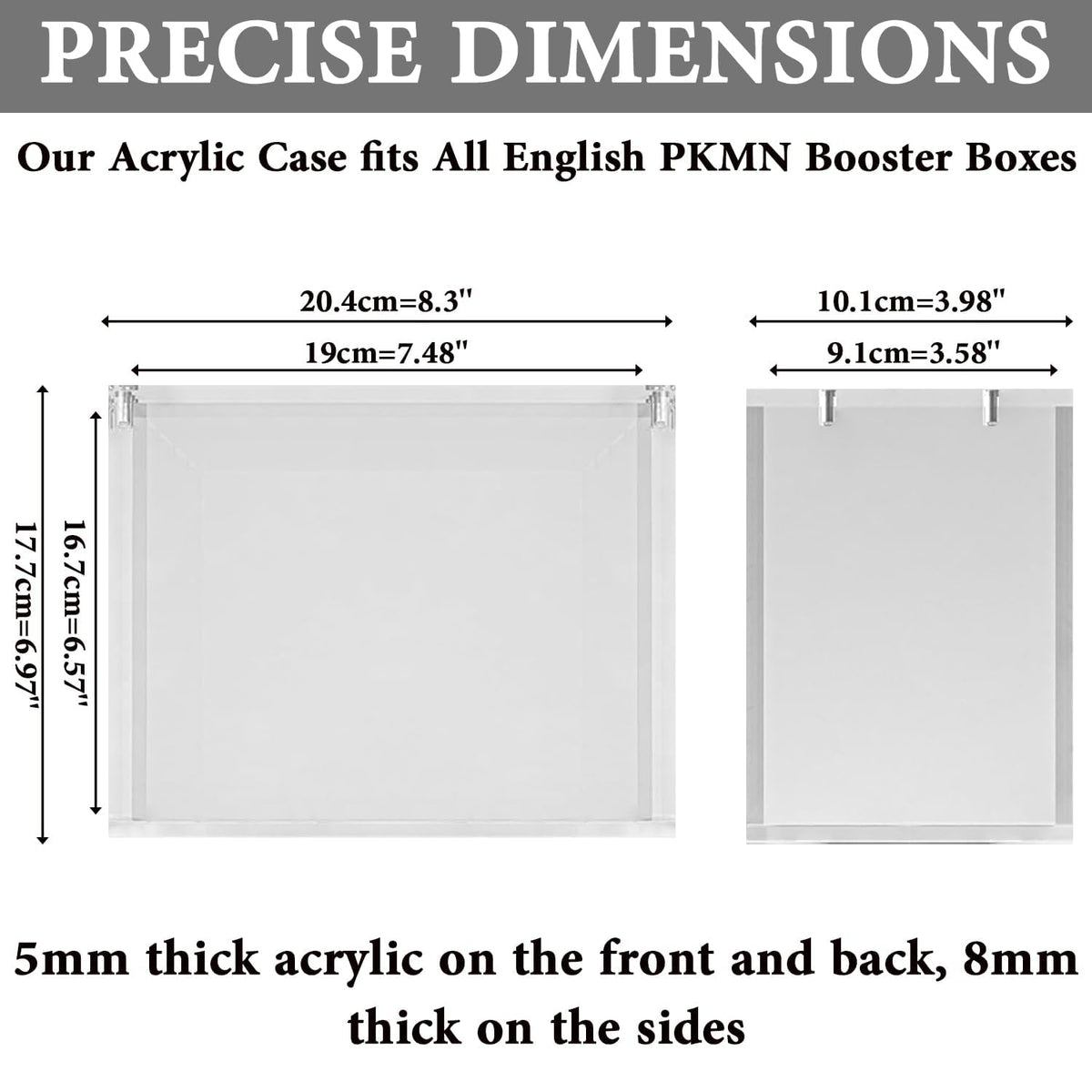 Acrylic Stackable Display Case 1 Pack D57454
