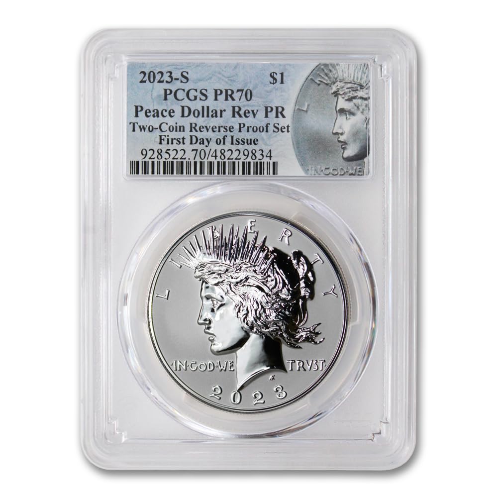 American Silver Morgan and Peace Dollar $1 S282
