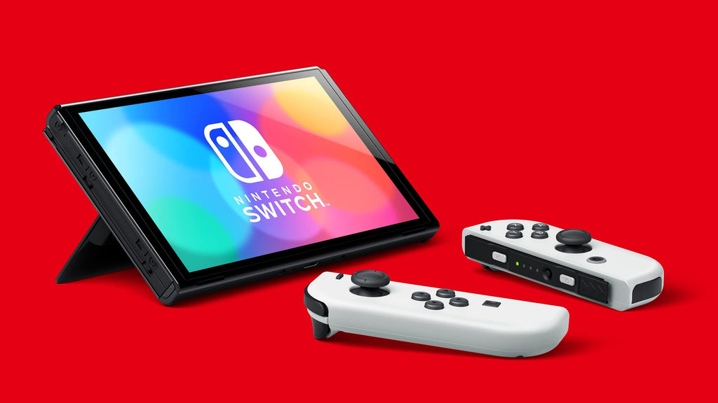 Nintendo Switch OLED Console with White Joy-Con N845