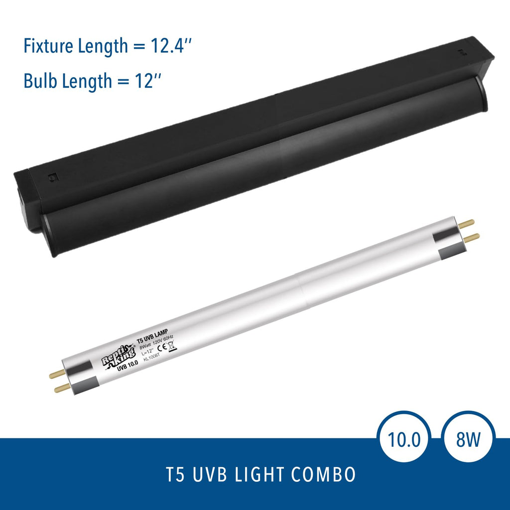 8W 10.0 UVB Reptile Light Fixture Kit B9652