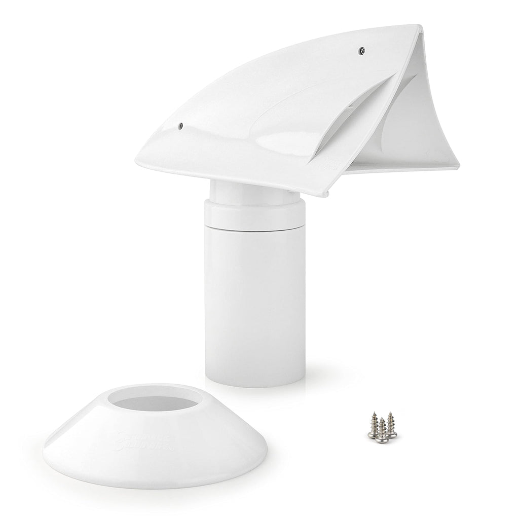 White 1 Pack RV Rotating Sewer Vent L447117