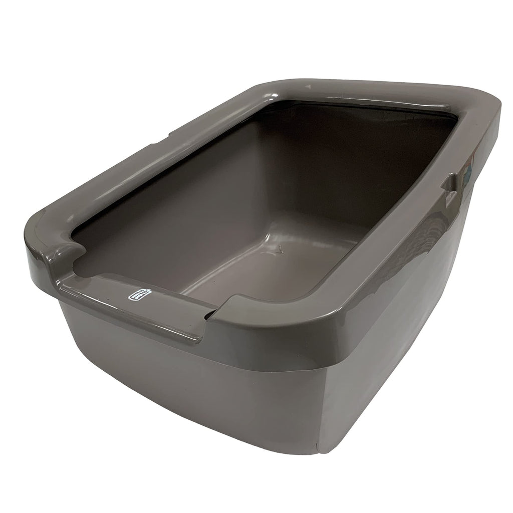 Cat Litter Pan with Shield Rim I805