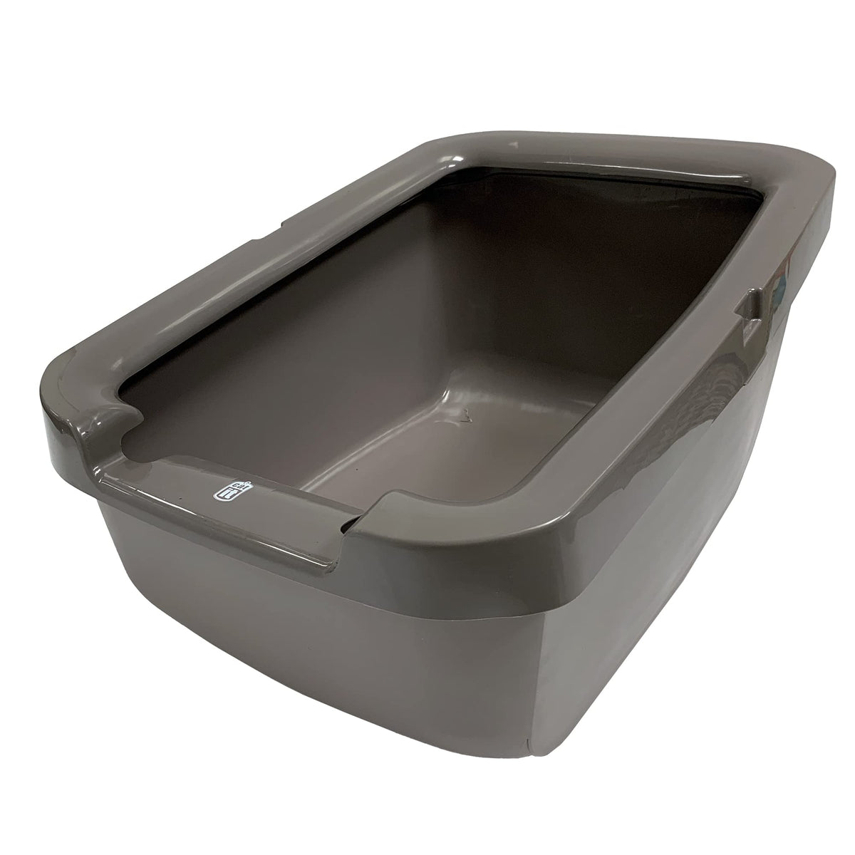 Cat Litter Pan with Shield Rim I805