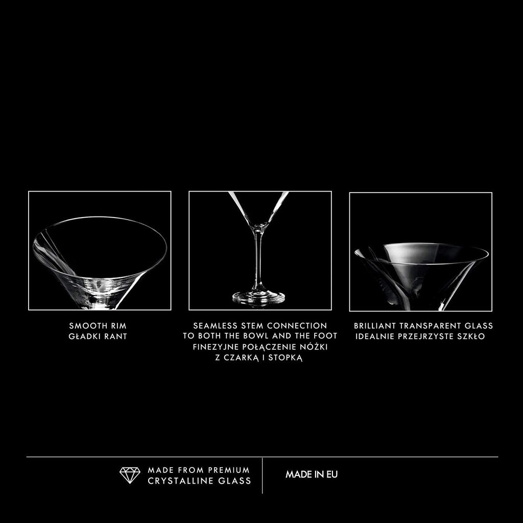 Martini Glasses Set of 6, 5.1 oz Q684