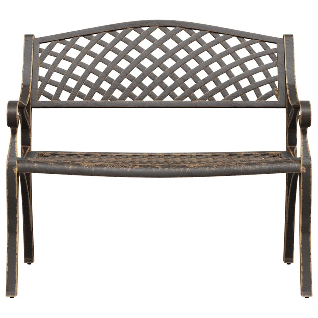 Bronze Cast Iron Garden Bench D27639