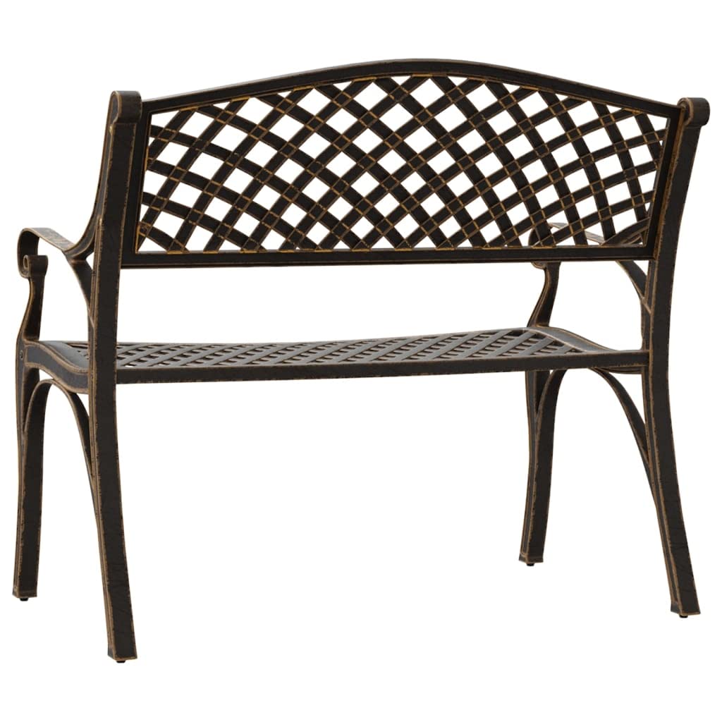 Bronze Cast Iron Garden Bench D27639