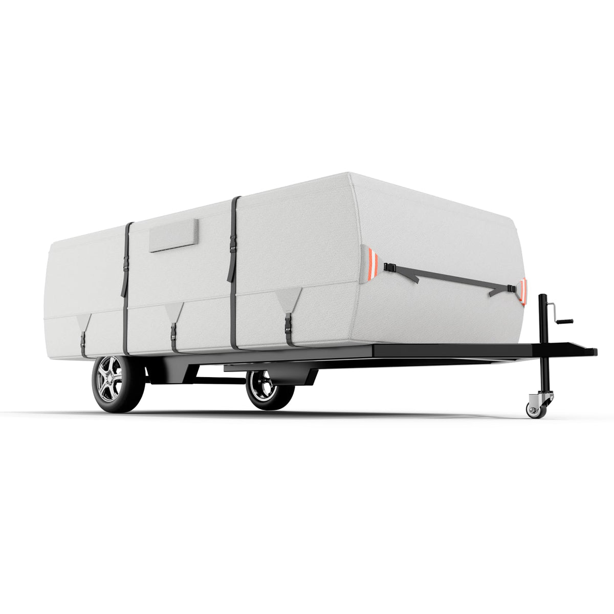 900D Oxford Waterproof Pop Up Camper Tent Trailer Cover, 14-16ft E854