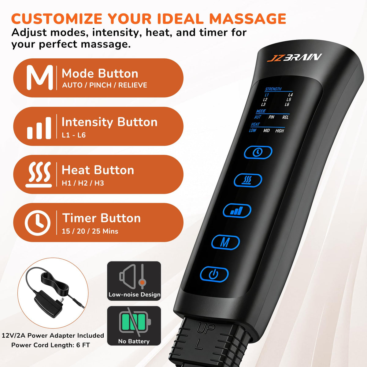 Air Compression Leg Massager with Heat V30917