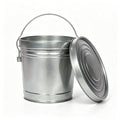 Galvanized Steel 6 Gallon Storage Can with Locking Lid C856