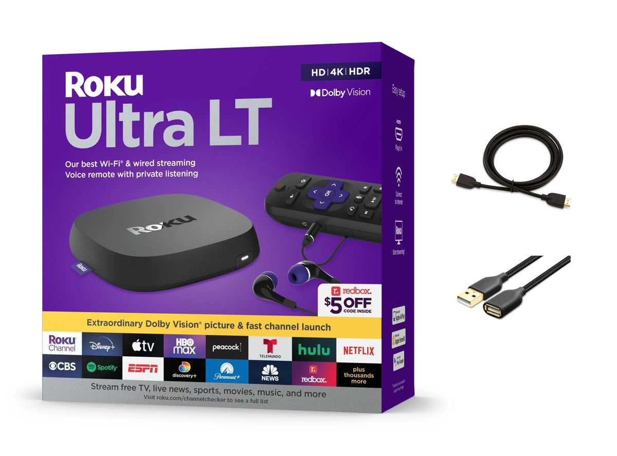 4K HDR Streaming Device with Voice Remote and HDMI Cable U467687