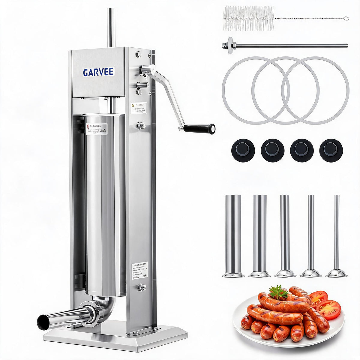 304 Stainless Steel Manual Vertical Sausage Stuffer U238254