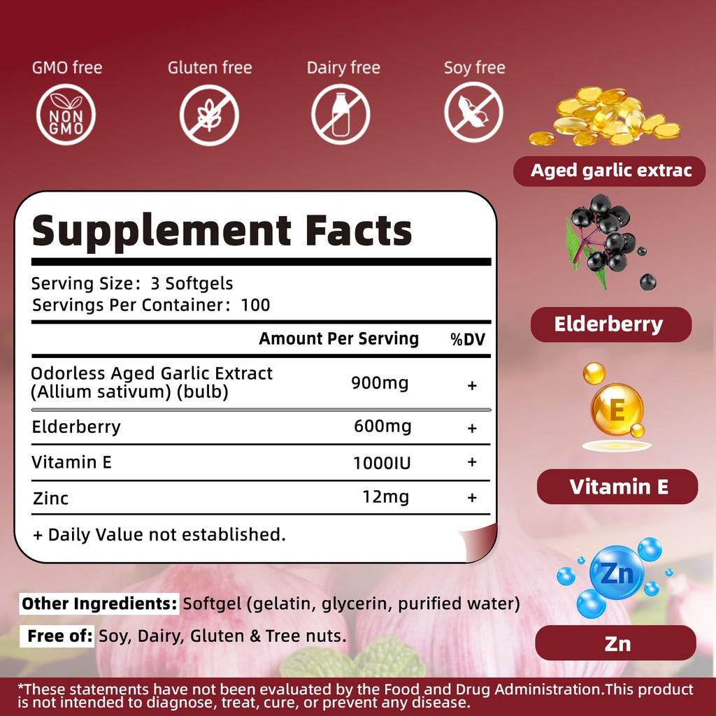 Aged Garlic Extract Vegetarian Softgels U809499