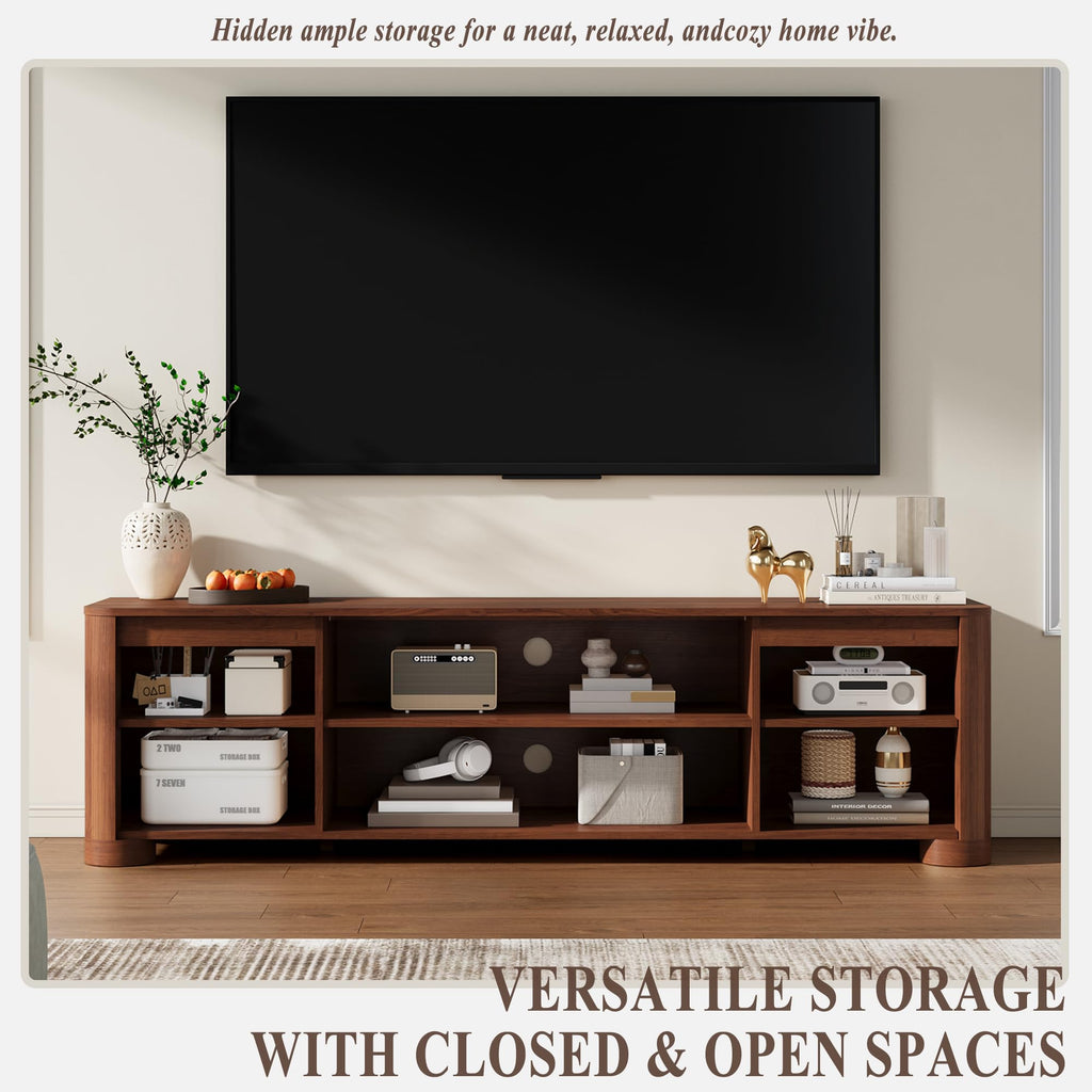 70" Walnut TV Stand X319107