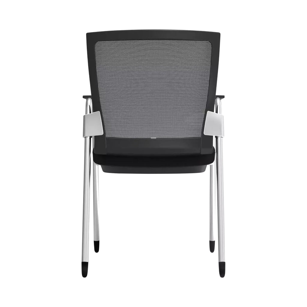 Grey Mesh Stackable Visitor Chair Set of 2 H836