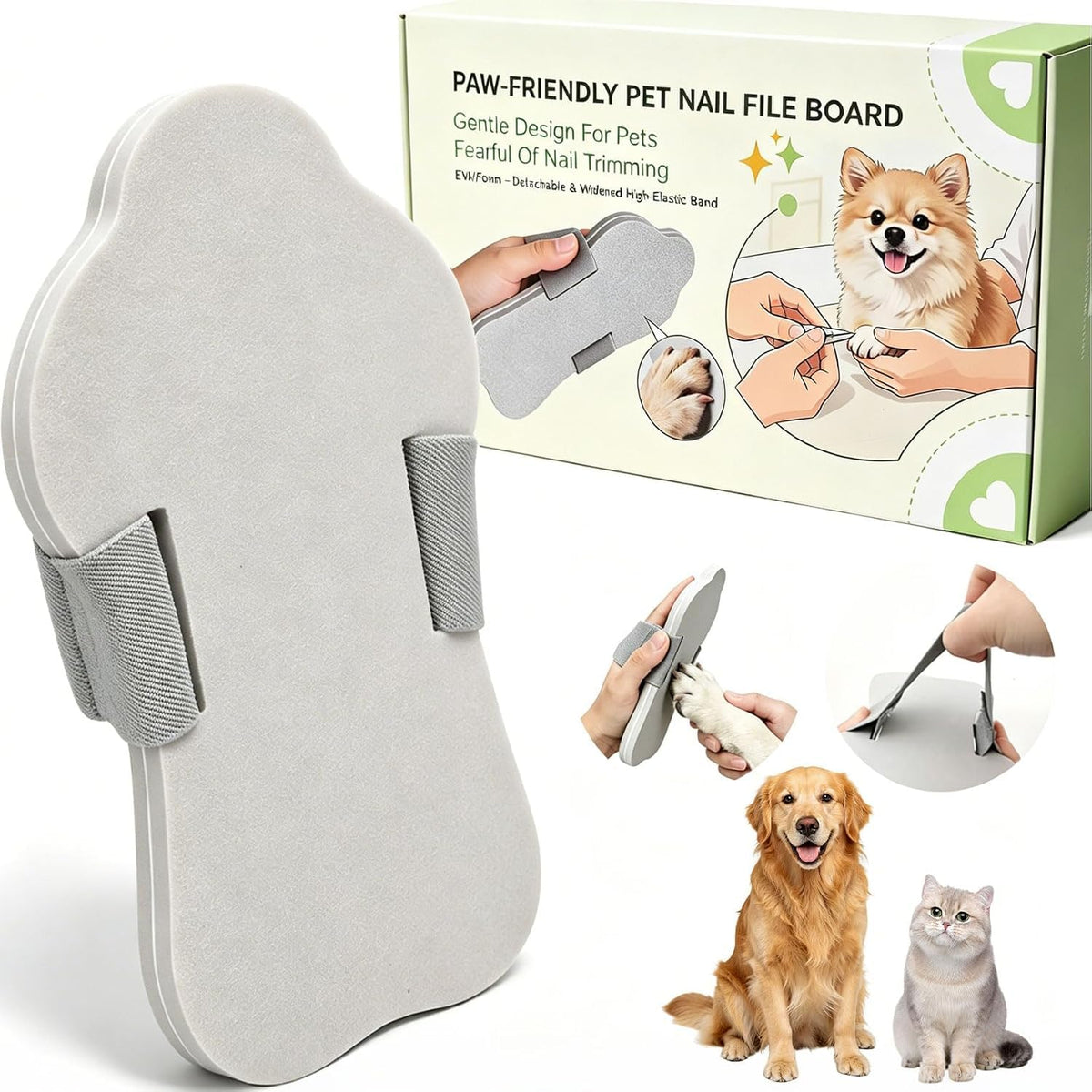 Dog Nail Scratch Board with Hand Strap U505
