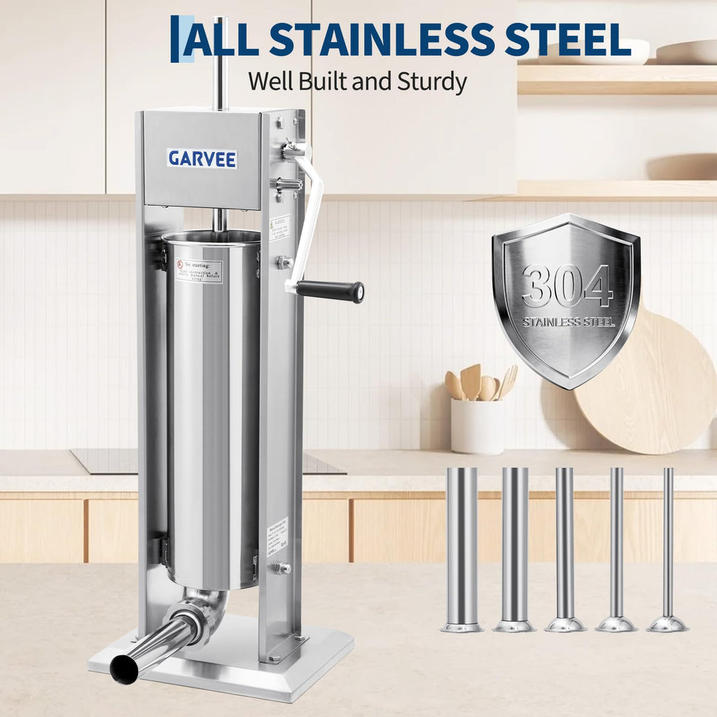 304 Stainless Steel Manual Vertical Sausage Stuffer U238254