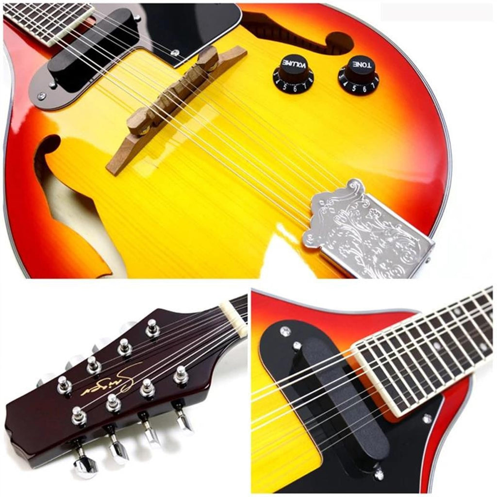 Electric Mandolin 8 Strings Spruce Sunburst M30063