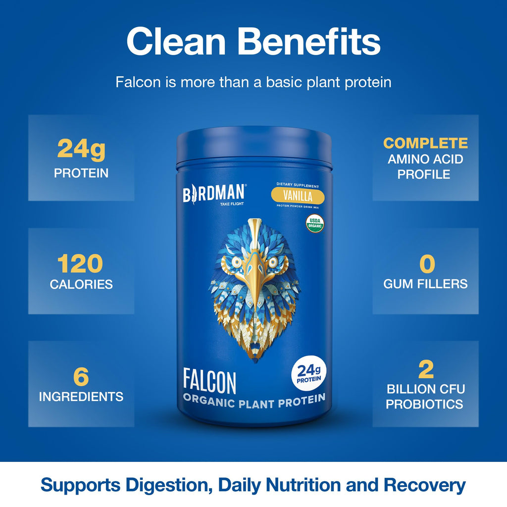 Organic Vegan Vanilla Protein Powder 18 Servings I626532
