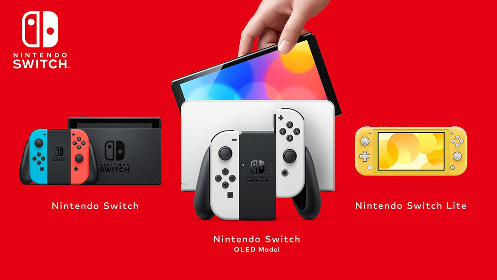 Nintendo Switch OLED Console with White Joy-Con N845