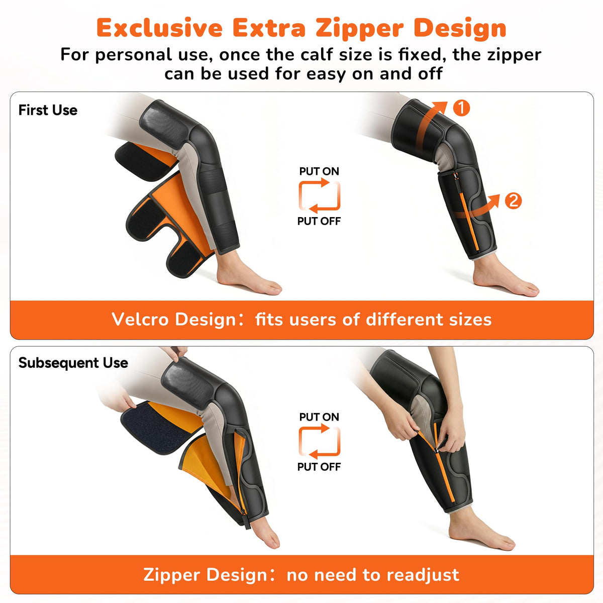 Air Compression Leg Massager with Heat V30917