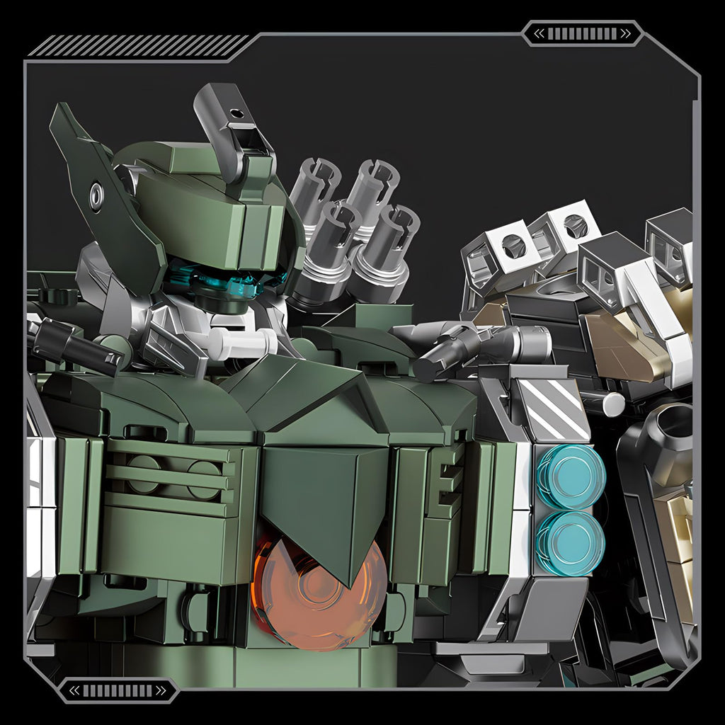Mech Robot Model Building Blocks Toy Set 1403 Pieces N93534