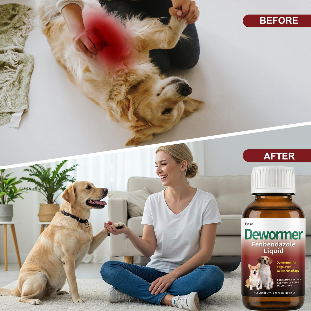 Dewormer Liquid for Dogs M108809