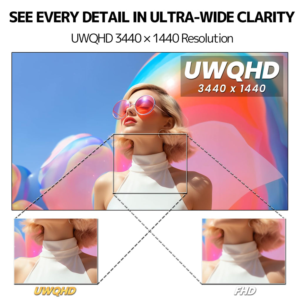 34 Inch 21:9 UWQHD 100Hz IPS Ultrawide Curved Monitor M902