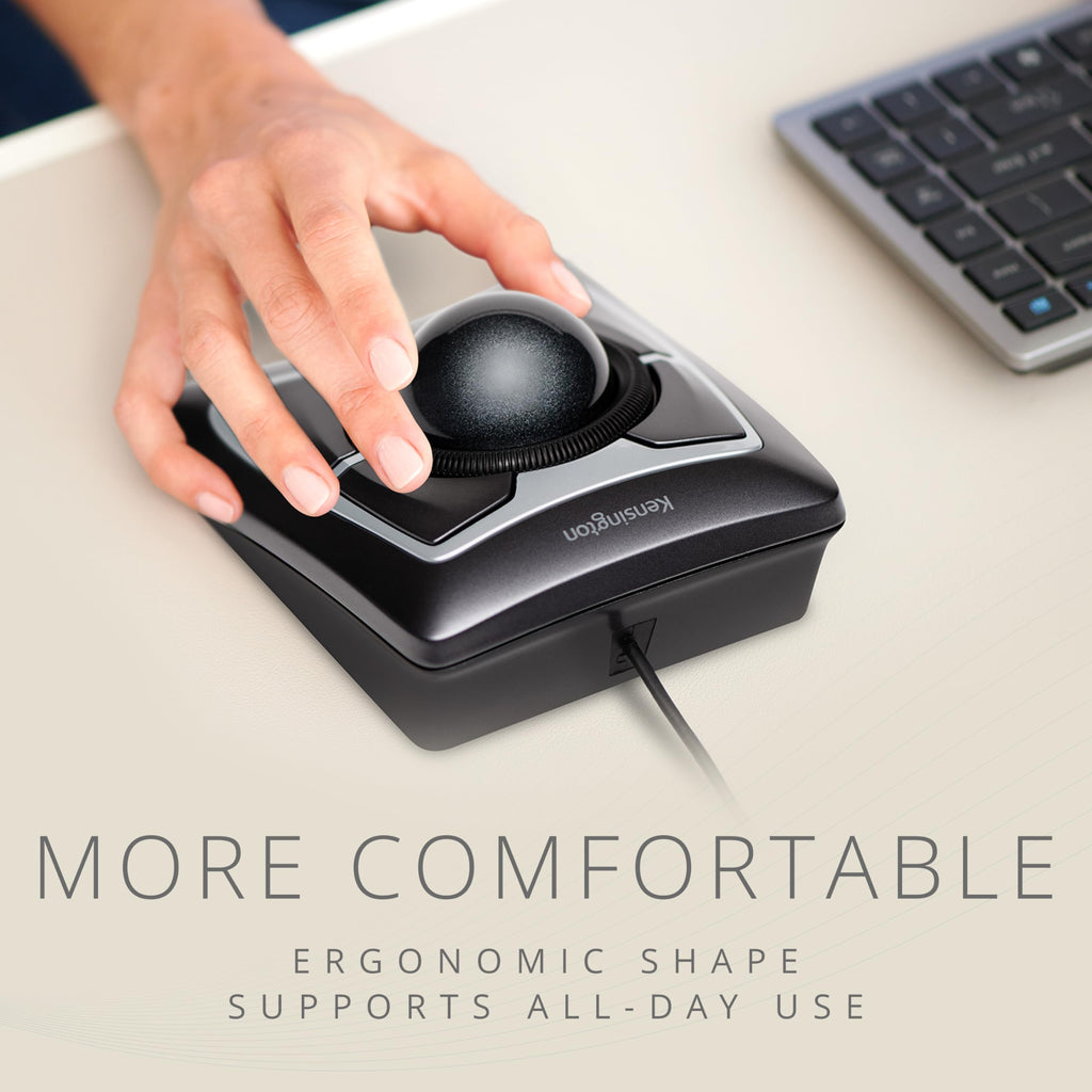 Black Silver Trackball Mouse O427690