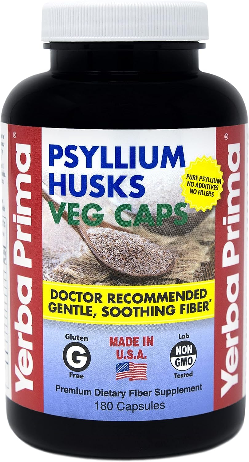 Psyllium Husks 180 Veg Caps X321