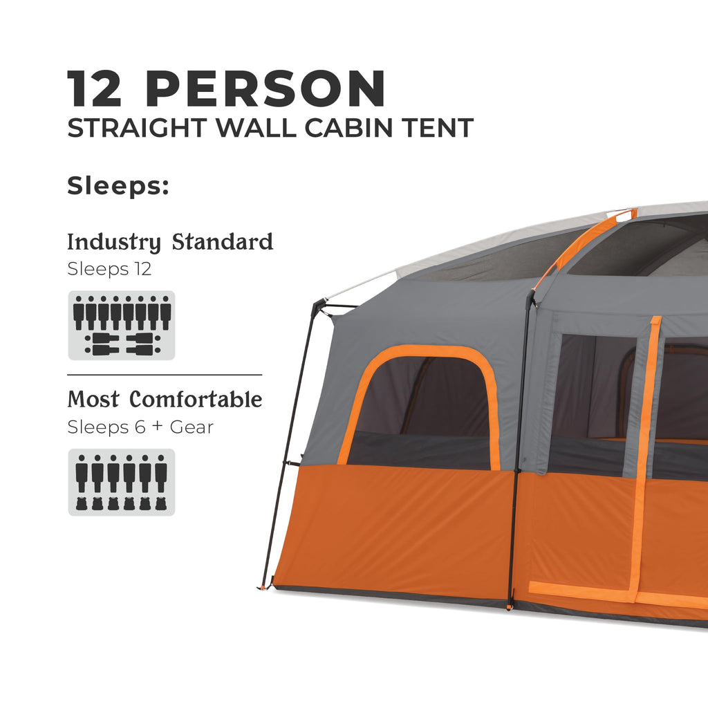 10 Person Multi Room Cabin Tent W412879